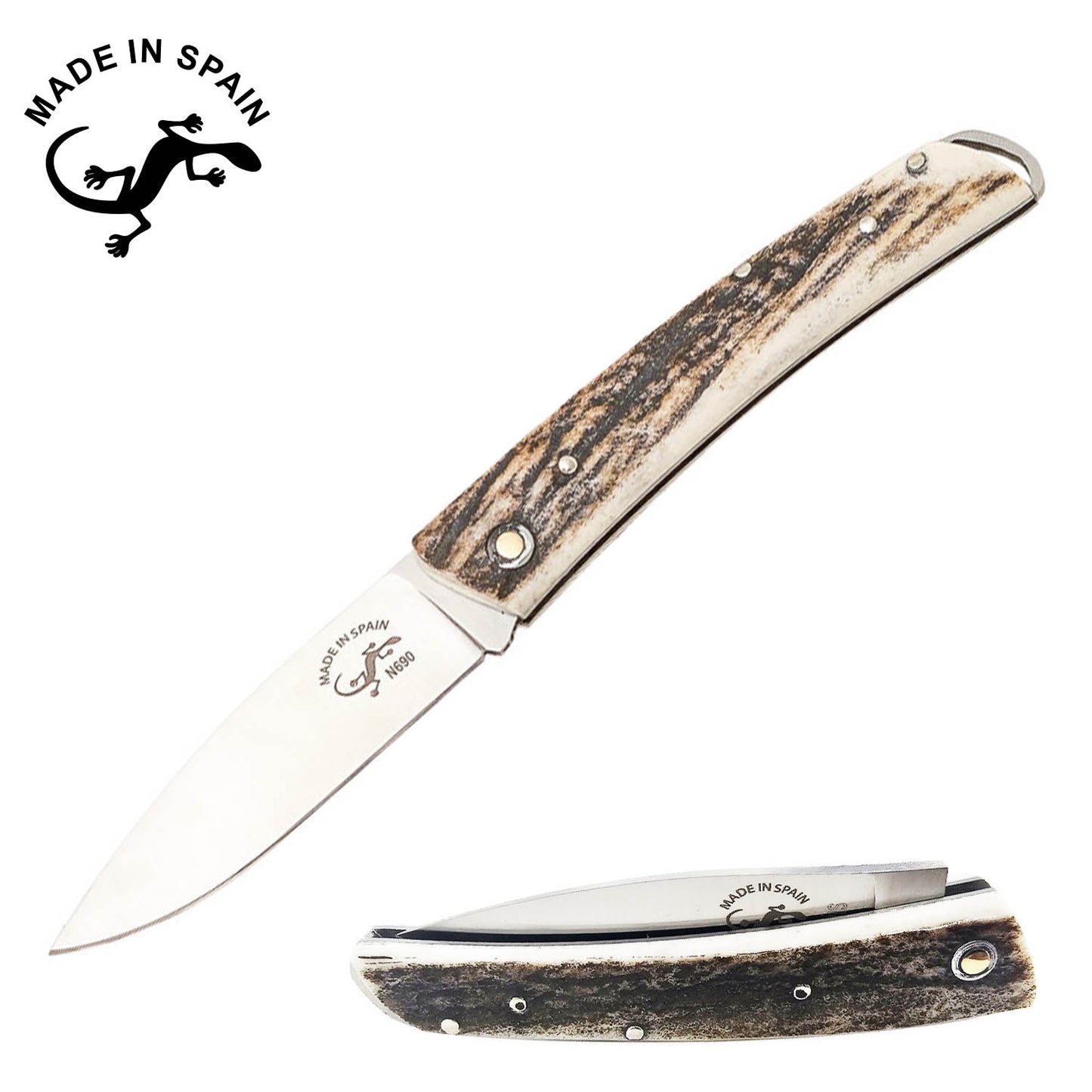 Salamandra Eris Stag N690 Pocket Knife