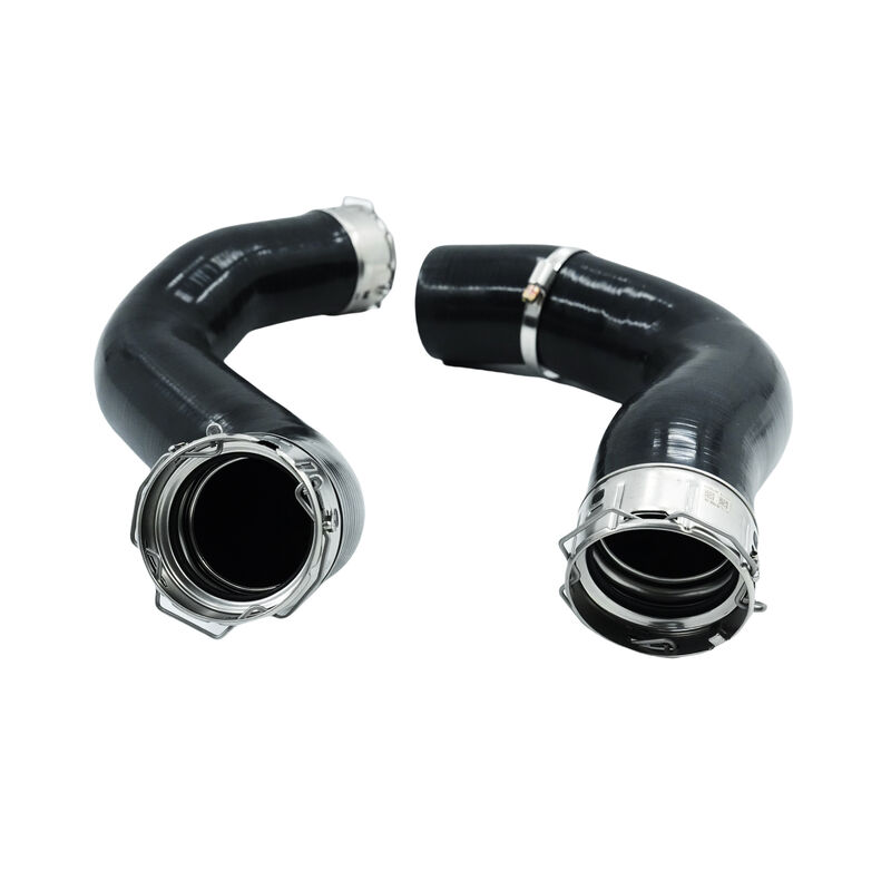 2 x Intercooler Hot & Cold Side Silicone Hose Fit For Nissan Navara D23 NP300 2.3L M9T Turbo