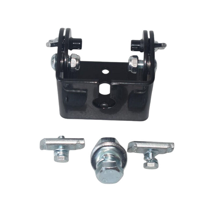 Black Aerial Antenna Mount Bracket w/17mm Hole 4 Positions Folding Bracket