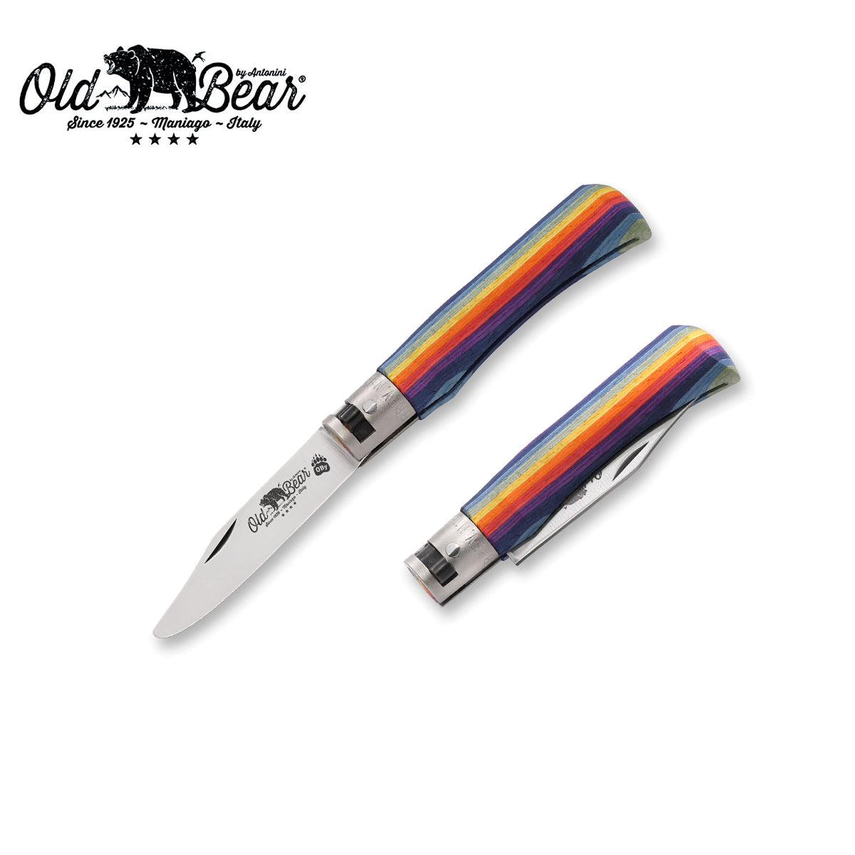 Old Bear Young Pocket Knife Rainbow - XS