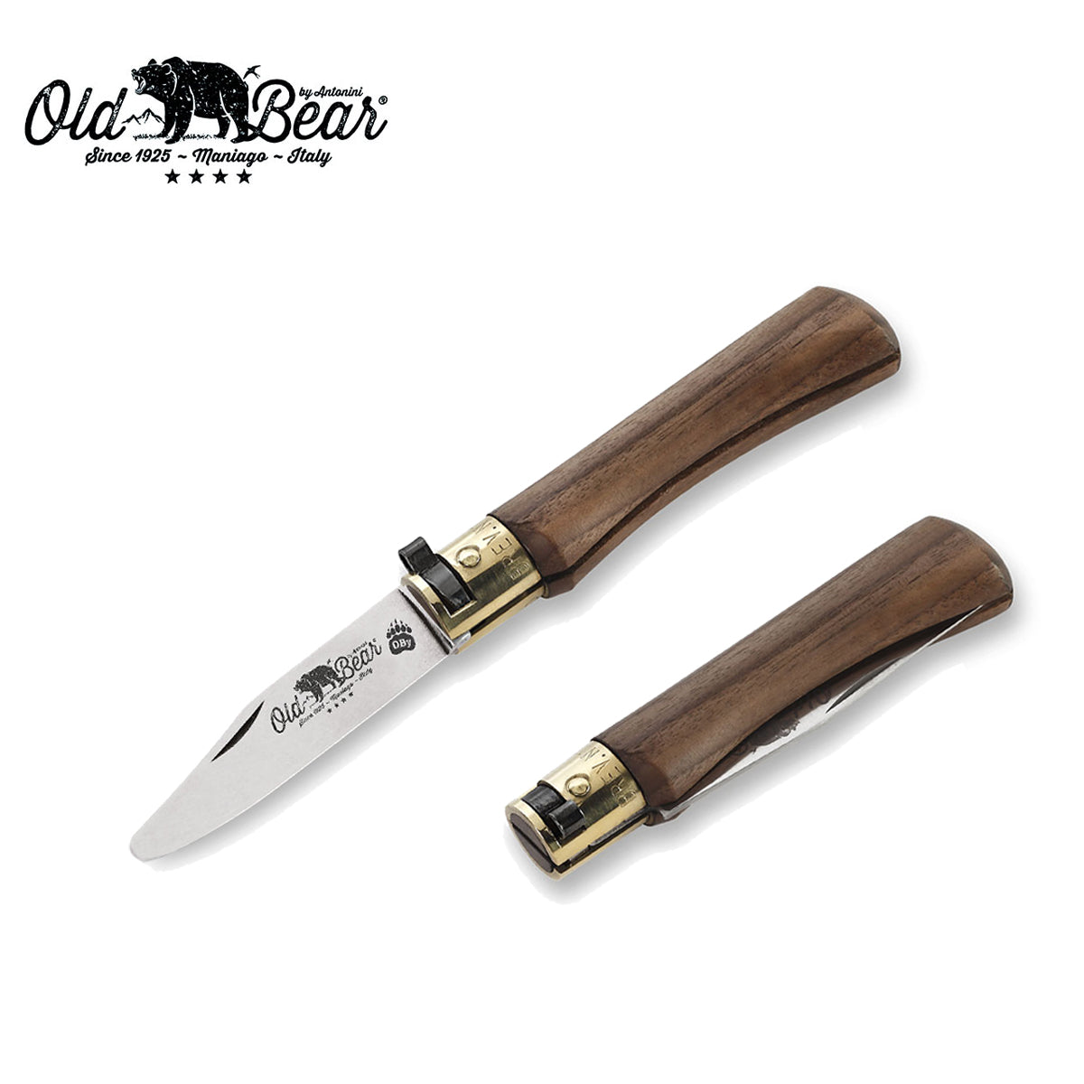 Old Bear Young Pocket Knife Walnut - S