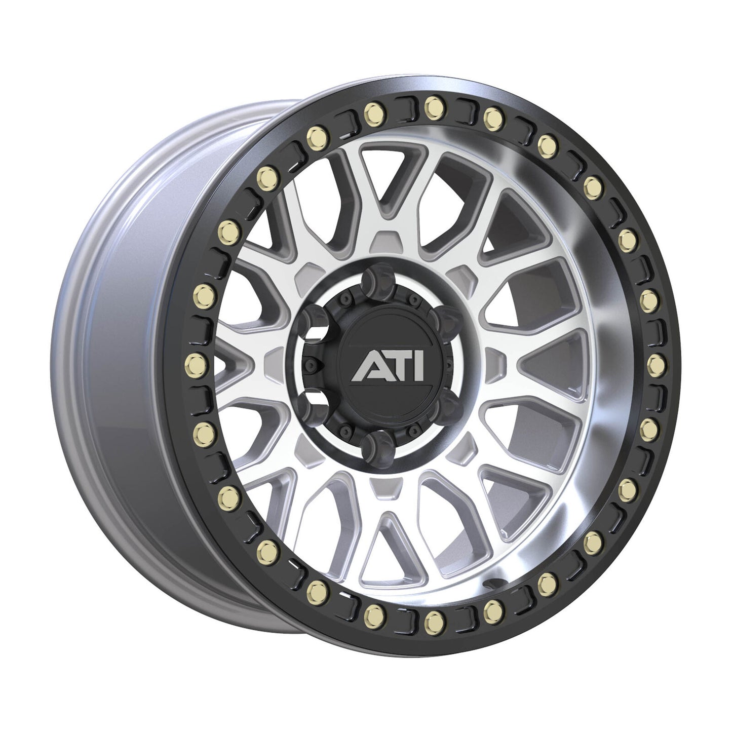 AT-01 17X8.5 HYBRID BEADLOCK WHEEL - MACHINED (6X139.7)