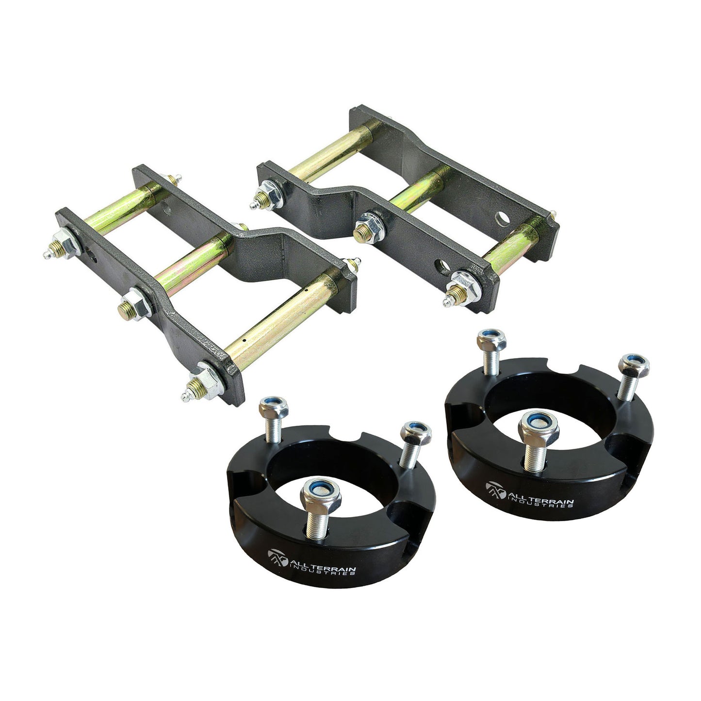 ATI SPACER/SHACKLE LIFT KIT - 2.5" FRONT + 2" REAR - ISUZU DMAX/MAZDA BT50 2020-2025