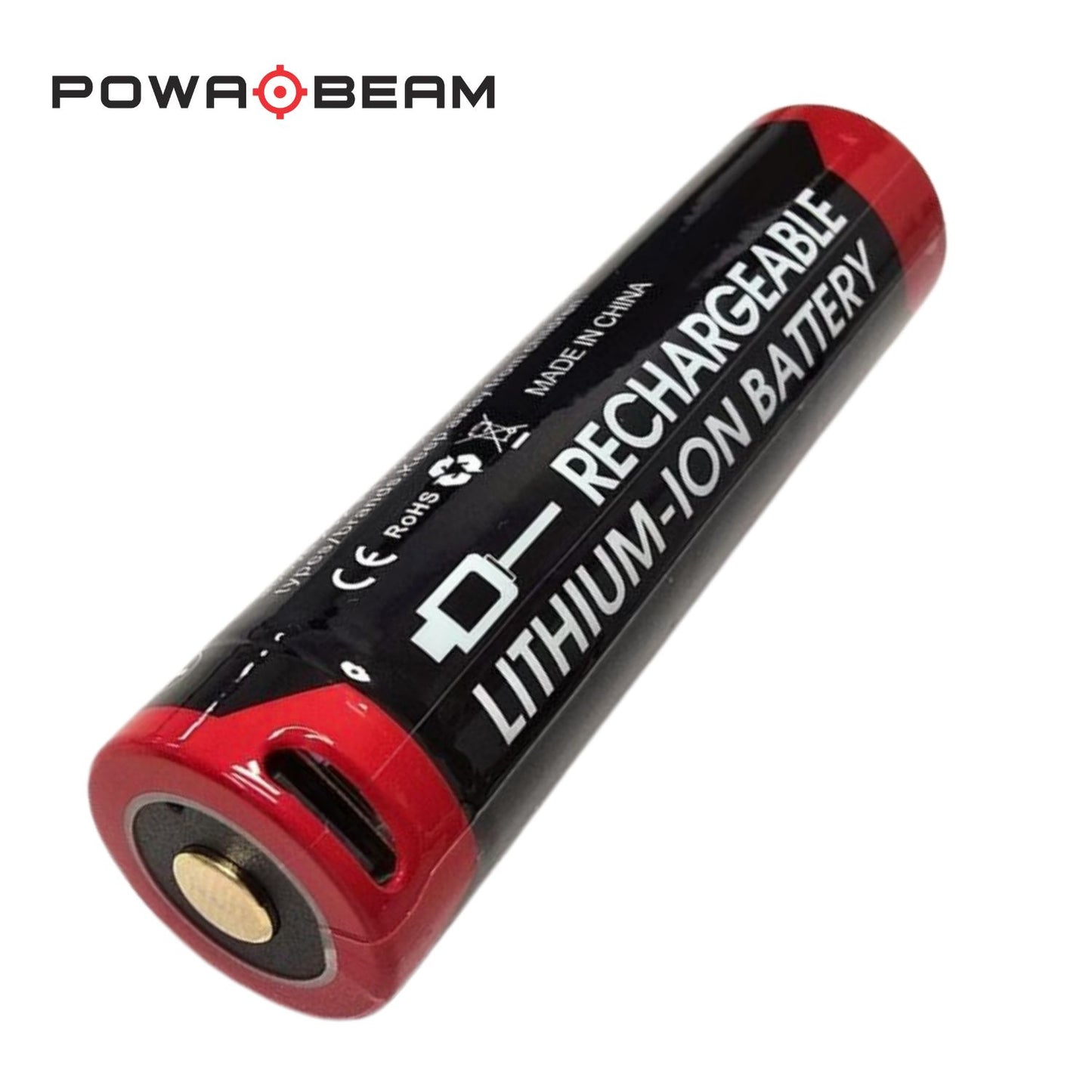 18650 USB-C Rechargeable Torch Battery 3400mah