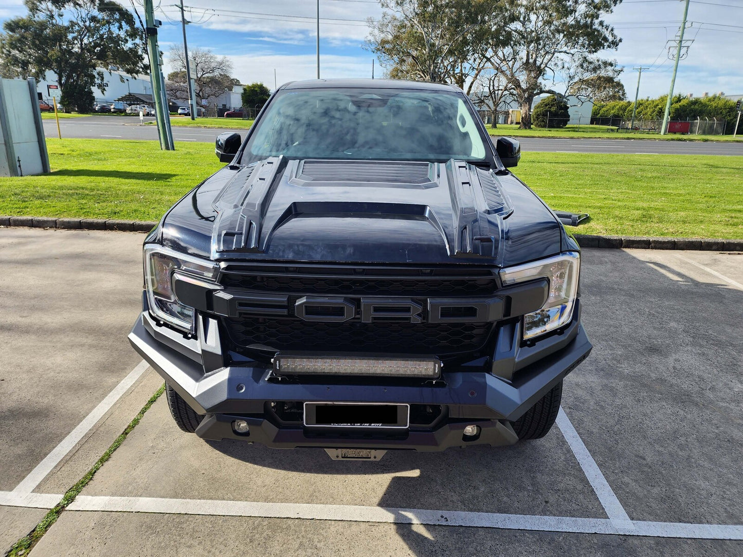 MONSTER BONNET SCOOP TO SUIT FORD RANGER T9 2022 2023 WILDTRAK/SPORT/XLT/XL