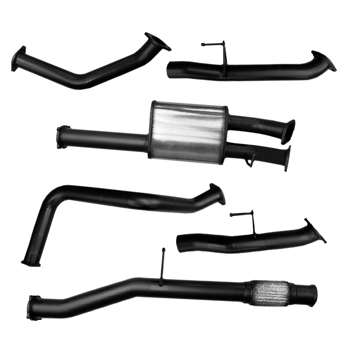Chevrolet Silverado 1500 Exhaust 6.2L V8 Cat Back Single 3.5" to 3" Dual Systems