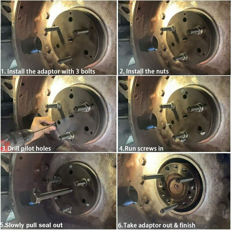 Remove Crankshaft Rear Seal & Wear Sleeve Fit For Cummins Signature ISX QSX ISX12 15