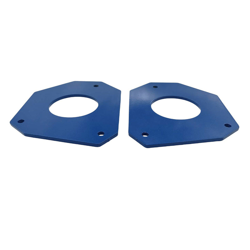 Pair Strut Tower Reinforcement Plates Blue Fit For Mini Cooper R50 R53 2002-2006