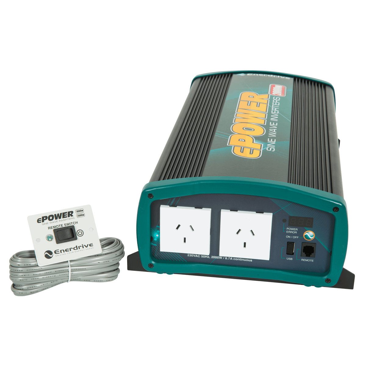 ePOWER 2000W True Sine Wave Inverter EN1120S
