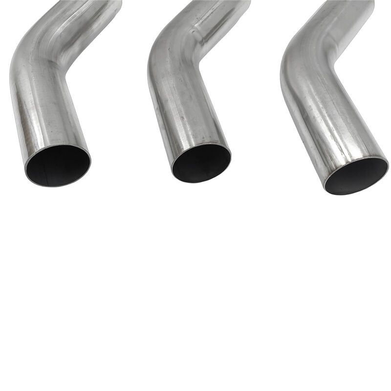 6Pcs Exhaust Pipe Mandrel Bend 2" Inch 50.8mm 45 & 90 Degree Semi Bright Mild Steel