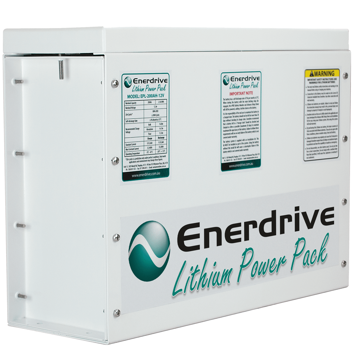 200Ah Compact Pro Series Lithium Battery 12V - EPL-200AH-12V-COMP