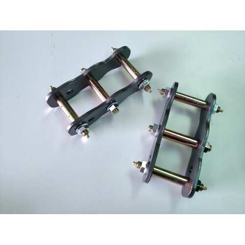 2" EXTENDED GREASABLE SHACKLES 50MM TO SUIT NISSAN NAVARA D22 LIFT KIT