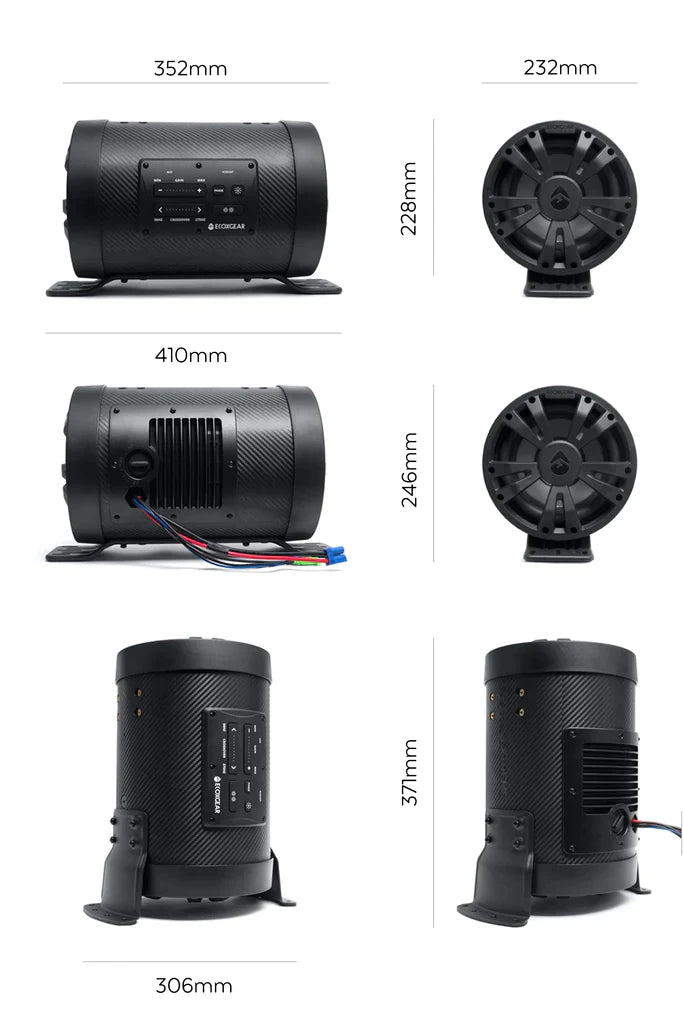 ECOXGEAR SOUND EXTREME ES08 SUBWOOFER