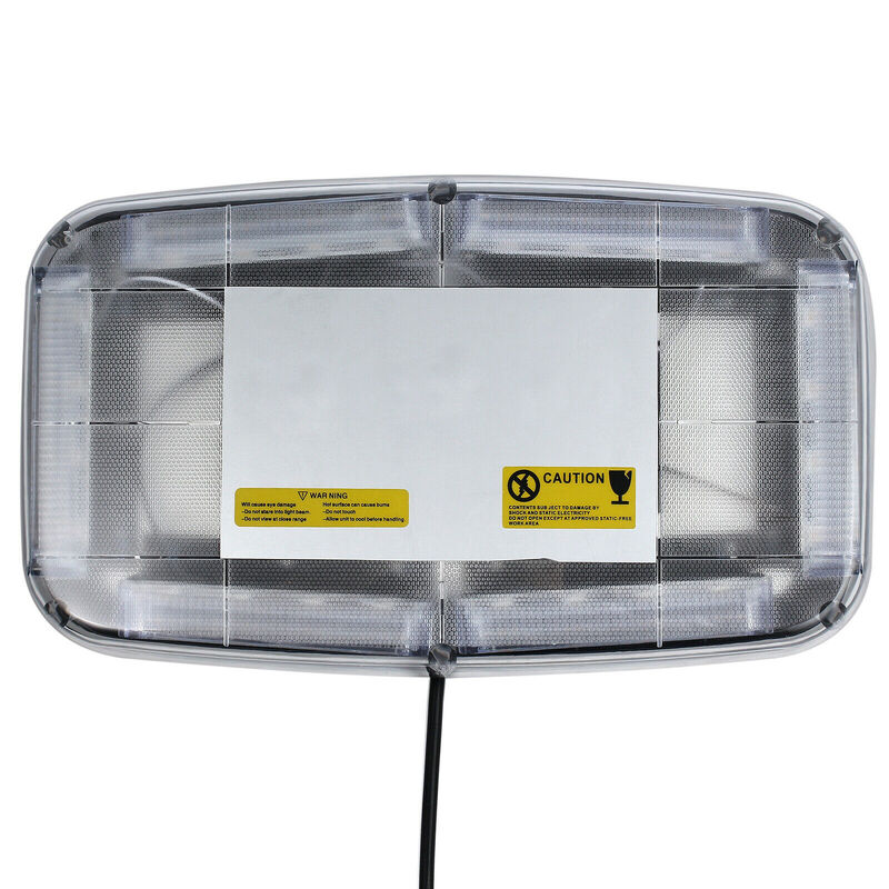 24 LED Amber Vehicle Roof Light Flashing Recovery Strobe Beacon Light Magnetic