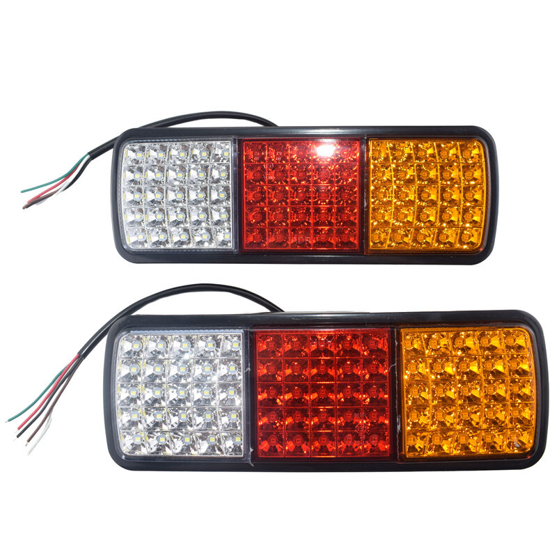 2 x Trailer Rear Tail Light 75LED Caravan Boat Truck Indicator 12V ADR