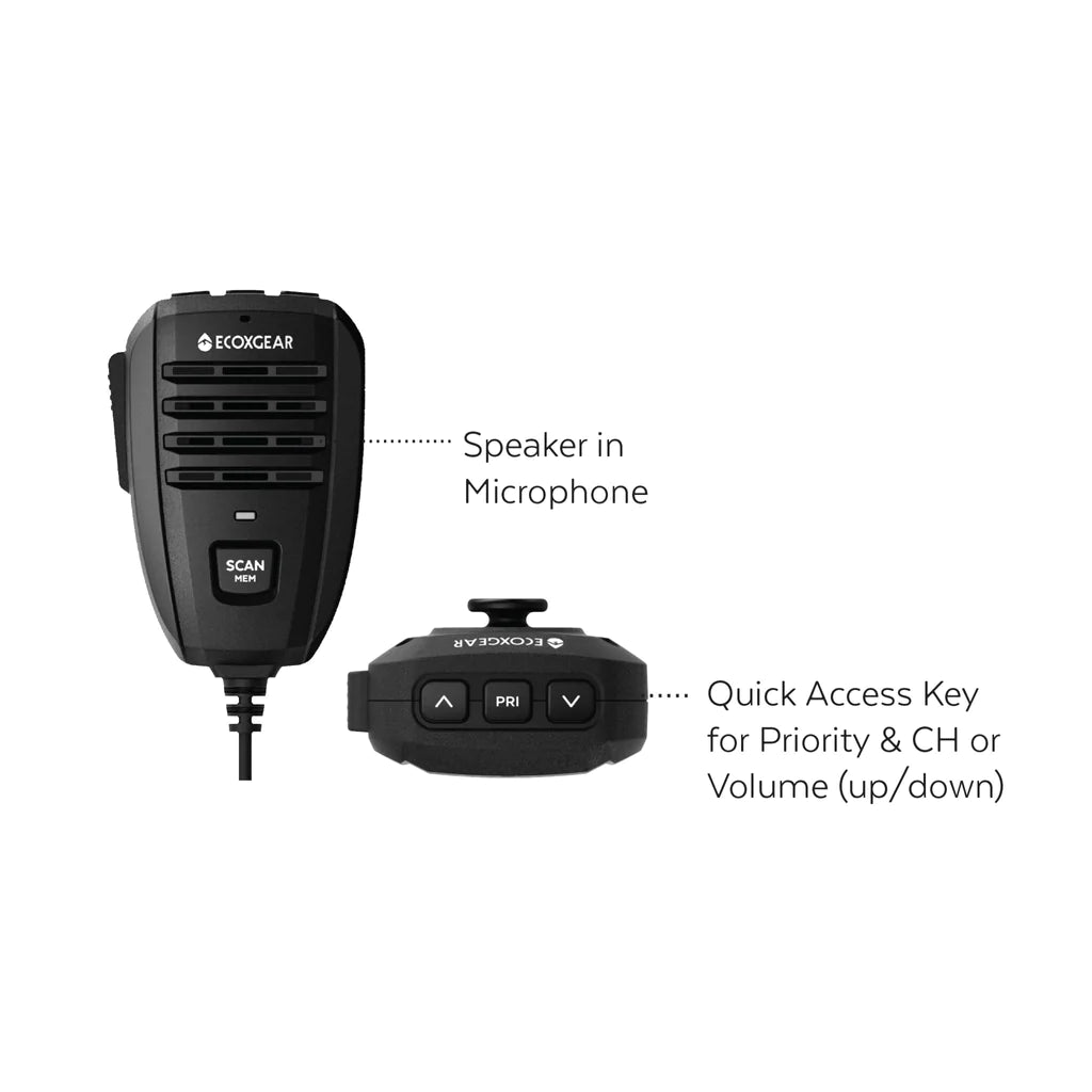 ECOXGEAR Extra Wide High Contrast VA (Vertical Alignment) LCD Display with Noise Reduction Circuitry, ECOXGEAR ECOXTALK Super Compact 5.0W - Value Pack