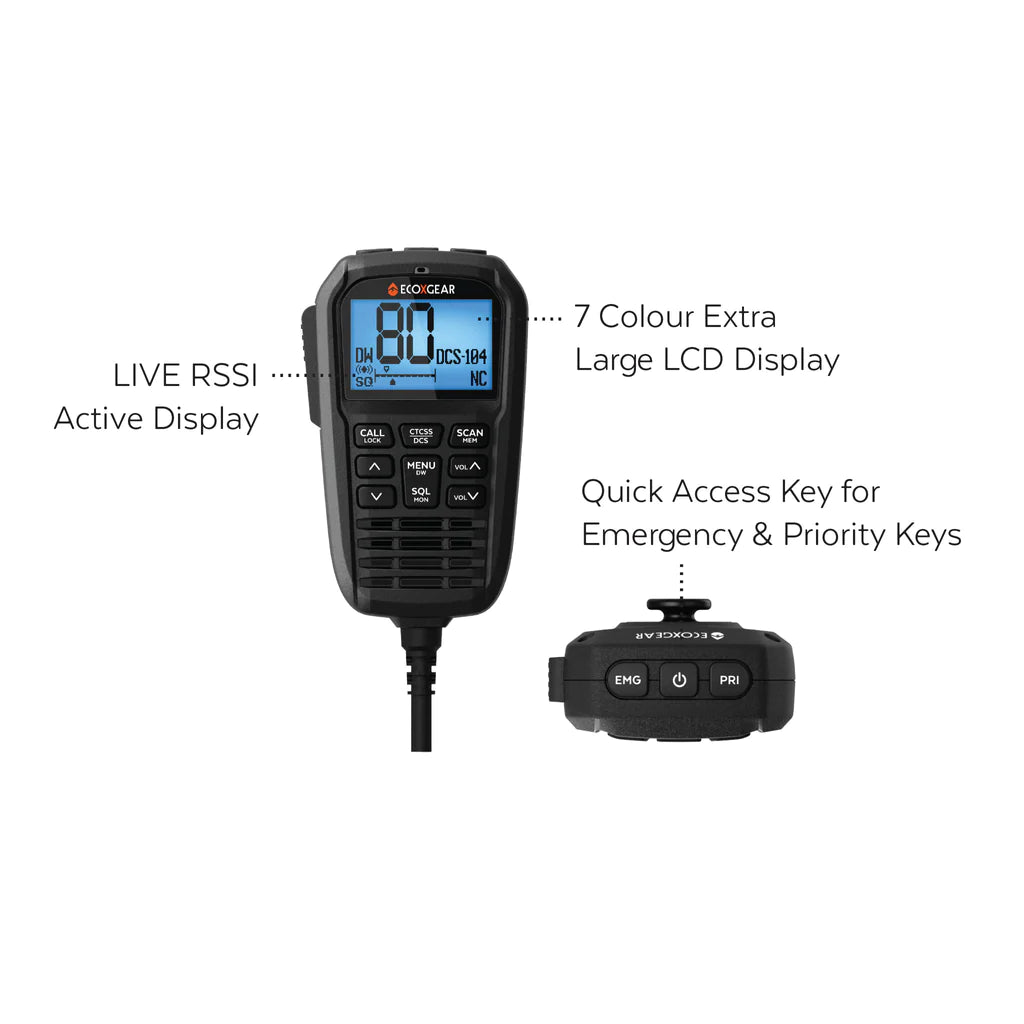 ECOXGEAR ECOXTALK Super Compact 5.0W 4x4 Pack