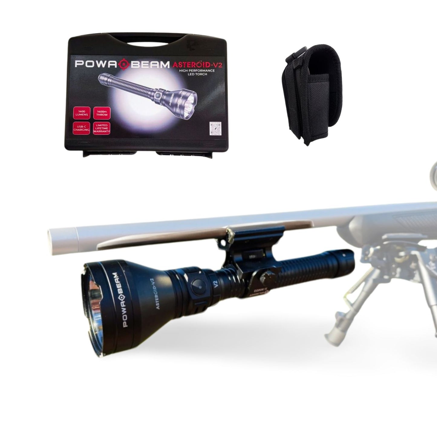 Powa Beam Asteroid Torch Magnetic Hunters Kit