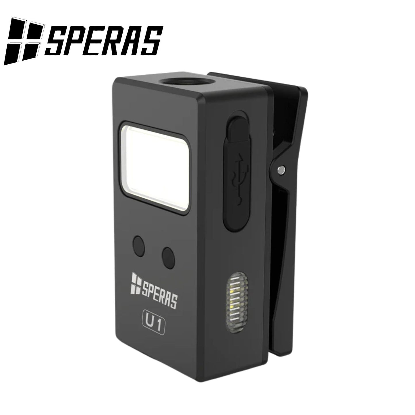 Speras RGB Magnetic Clip Light w Sensor & Bike Strap