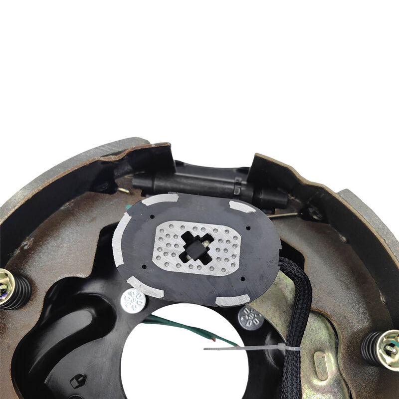 4 Pcs 10" Trailer Caravan Electric Brake Backing Plates With Park Brake Lever Fit For Alko Dexter Quality