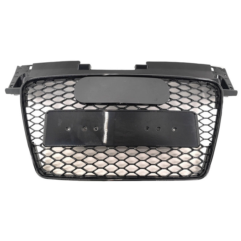 Front Bumper Grille Gloss Black Honeycomb RS-TT Style Fit For Audi TT 8J 2006-2014
