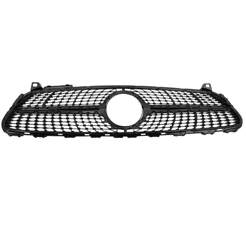 Diamond Chrome Mesh Grille Fit For Mercedes Benz A-Class 180 A200 A250 A45AMG