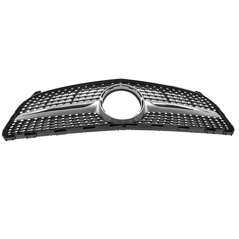 Diamond Chrome Mesh Grille Fit For Mercedes Benz A-Class 180 A200 A250 A45AMG