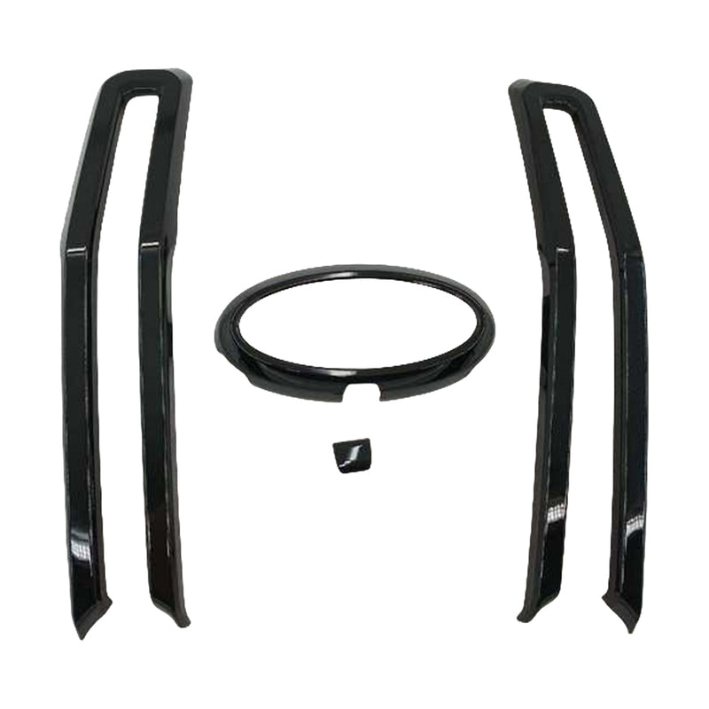 NO Camera Hole Grille Insert Black Fit For Ford Everest 2022-ON