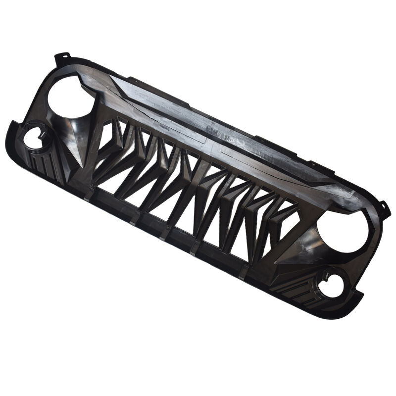 Black ABS Gladiator 2nd Gen Grille Fit For Jeep Wrangler JK JKU 2007-2018