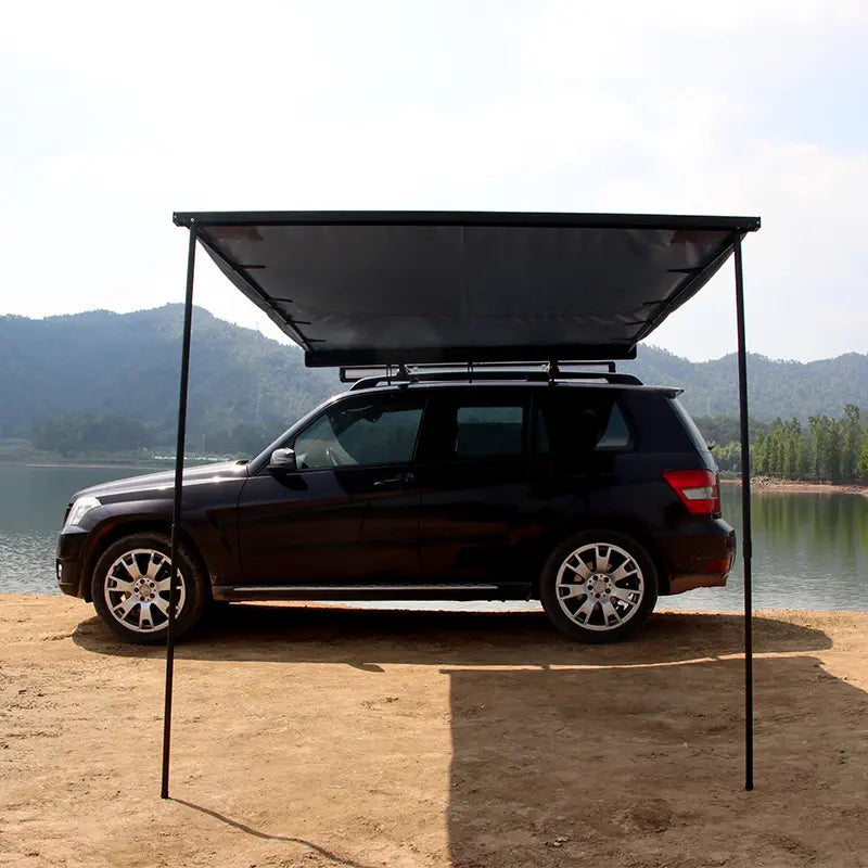 RAMPED UP 4X4 ALUMINIUM HARD SHELL AWNING 2MX3M