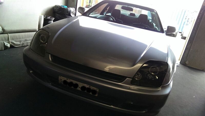 Black CCFL Angle Eye Projector Headlights Fit For Honda Prelude VtiR VtiS Type S 1996-2001