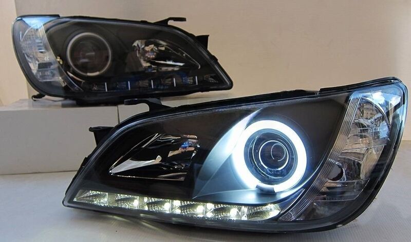 Black CCFL DRL Projector Headlights Fit For Lexus IS200 IS300 Toyota Altezza 1999-2005