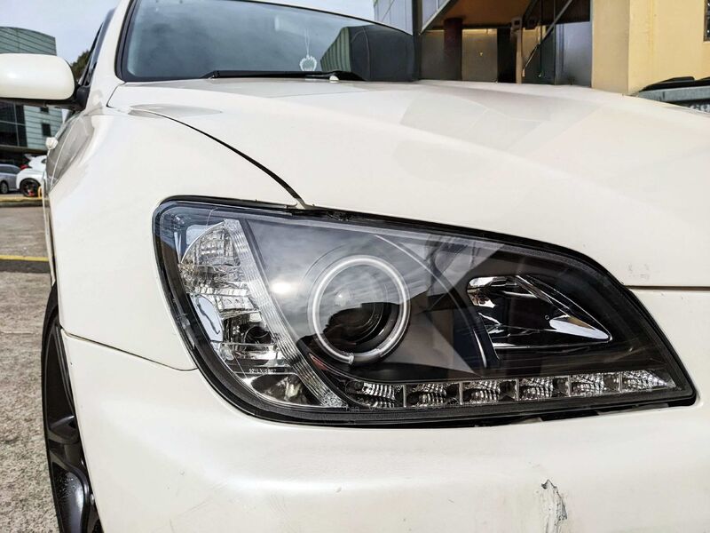 Black CCFL DRL Projector Headlights Fit For Lexus IS200 IS300 Toyota Altezza 1999-2005