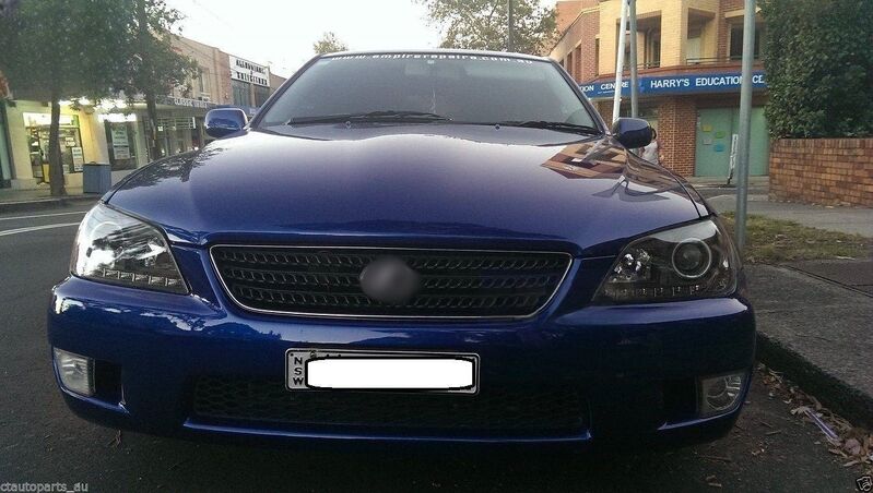 Black CCFL DRL Projector Headlights Fit For Lexus IS200 IS300 Toyota Altezza 1999-2005