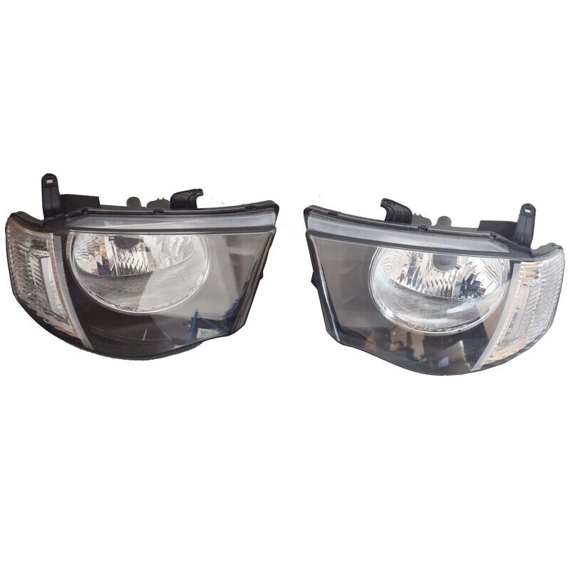 Pair Head Light Lamps Fit For Mitsubishi Triton Ute MN 2009~2015 GL GLX