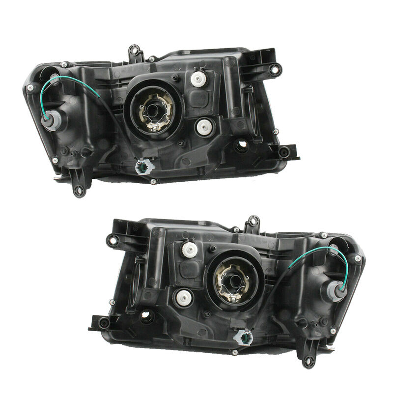 Black Smoked Pair Headlights Fit For Nissan Patrol GU Series GU4 Y61 10/2004-2016