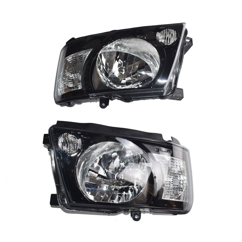Black Smoked Pair Headlights Fit For Nissan Patrol GU Series GU4 Y61 10/2004-2016