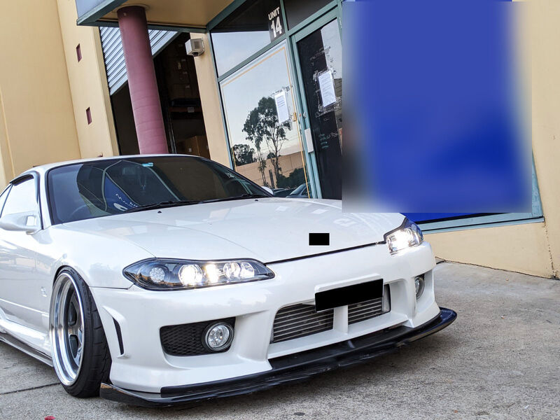 COPLUS Dual LED Projector Head Lights LED Indicators Fit For Nissan 200SX S15 Silvia 1999-2002