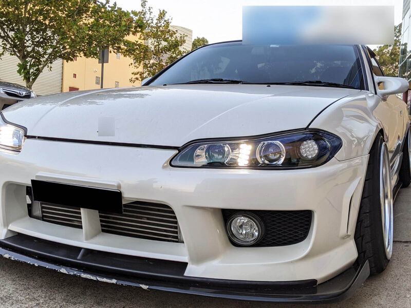 COPLUS Dual LED Projector Head Lights LED Indicators Fit For Nissan 200SX S15 Silvia 1999-2002