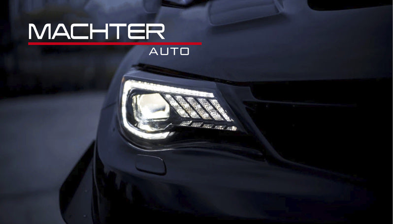 Coplus LED Projector Dynamic Headlights Fit For Subaru Impreza WRX STI G3 2008-2013