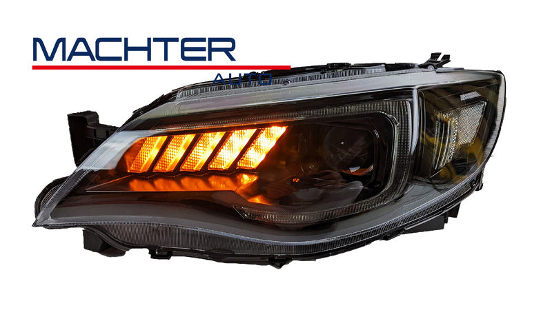 Coplus LED Projector Dynamic Headlights Fit For Subaru Impreza WRX STI G3 2008-2013