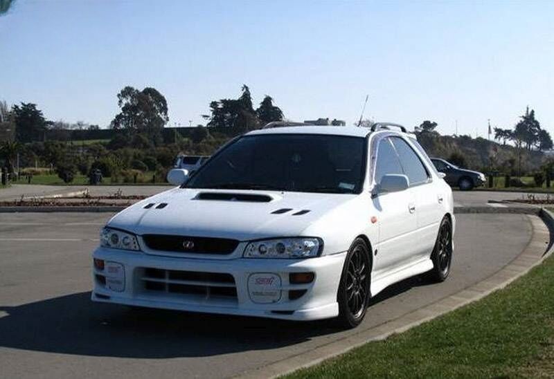 Clear Angel Eye LED Projector Headlights Fit For Subaru Impreza WRX STI GC8 1992-2000