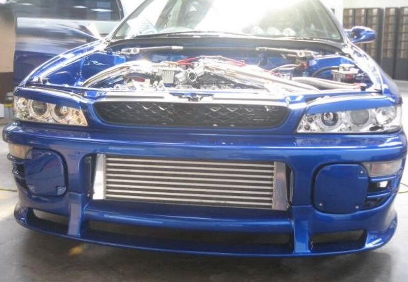 Clear Angel Eye LED Projector Headlights Fit For Subaru Impreza WRX STI GC8 1992-2000