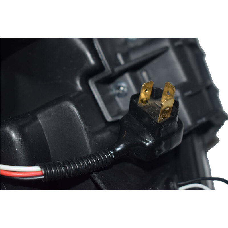 Smoke LED Headlights DRL HALO Projector Angel Eyes Fit For Toyota Hilux 2005-2011 Pair