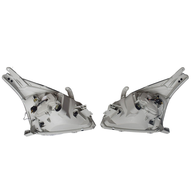 Smoke Angel Eye LED Headlights Fit For Toyota Prado 120 Series 02-09 Pair