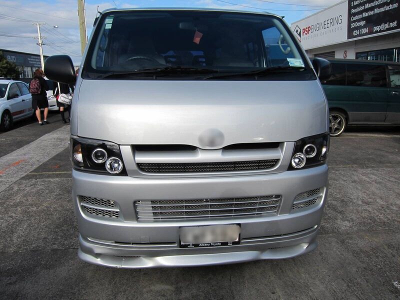 Black CCFL Angel Eyes Projector Headlights Fit For Toyota Hiace Van 2004-2010