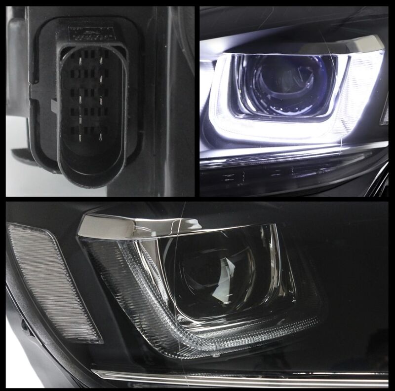 DRL Sequential LED Headlights Fit For Volkswagen VW Golf 6 MK6 GTI TDI 2008-2014