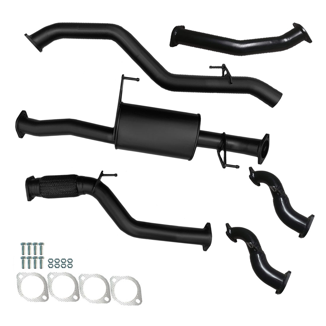 Holden RC Colorado Exhaust 3L 2007 to 2012 3" Turbo Back Systems