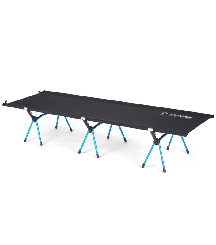 High Cot One Long Black with Cyan Blue Frame
