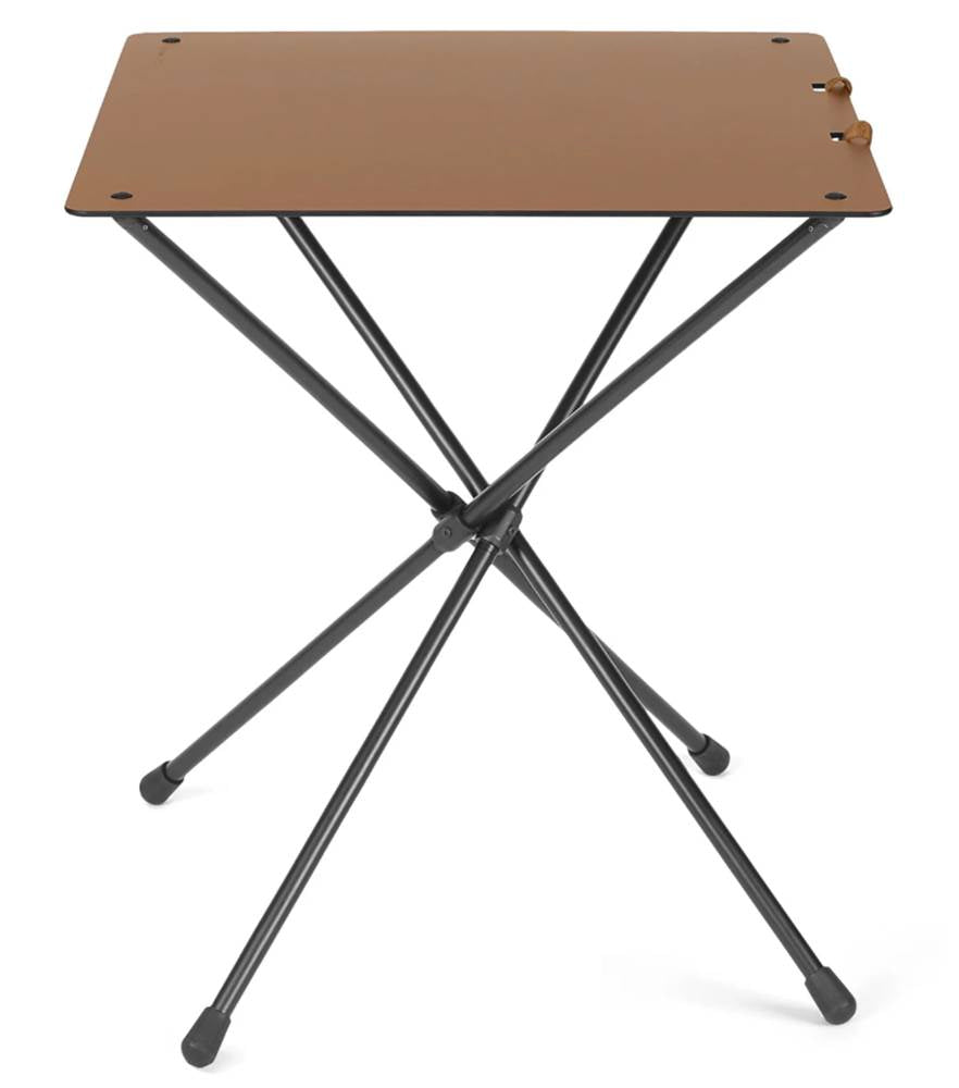 Cafe Table Coyote Tan with Black Frame
